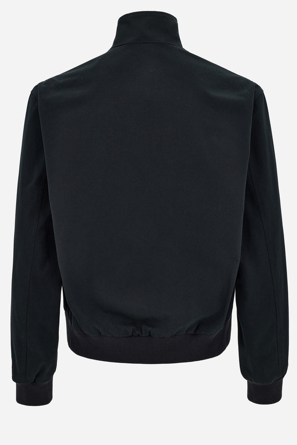 Blouson In Military Japanese Cotton Fabric-Versace Embroidery