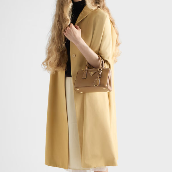 Galleria Mini Saffiano Caramel