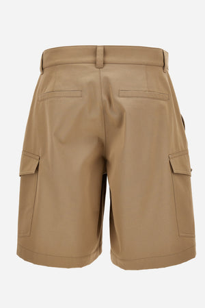 Shorts In Gabardine Cotton Fabric