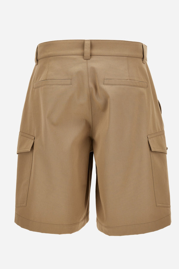 Shorts In Gabardine Cotton Fabric