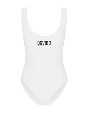 ONE-PIECE RACING SWIMSUIT WITH DGVIB3 PRINT