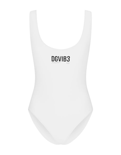 ONE-PIECE RACING SWIMSUIT WITH DGVIB3 PRINT