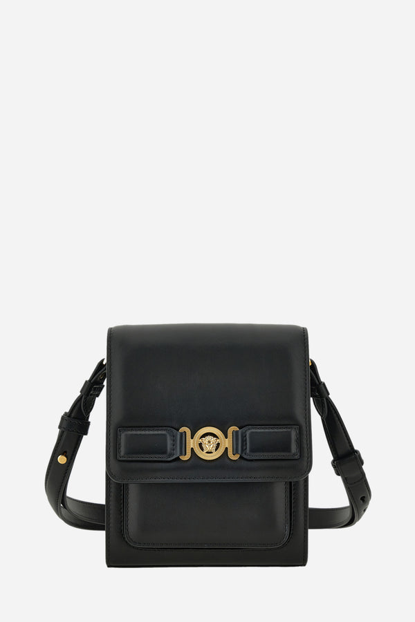 Medusa Biggie Vertical Messenger In Calf Leather