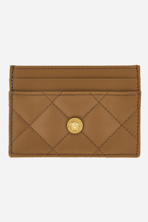 Icon Card Case In Quilted Lamb Leather