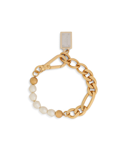 LINK BRACELET WITH DG-LOGO PEARLS