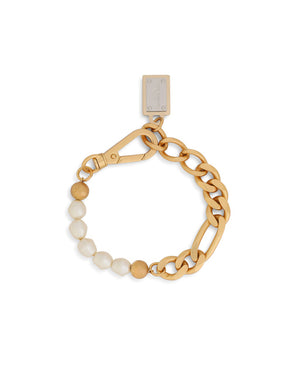 LINK BRACELET WITH DG-LOGO PEARLS