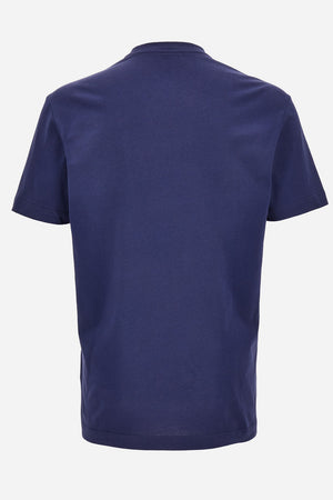 T-Shirt In Jersey Fabric + Versace Stamp Print