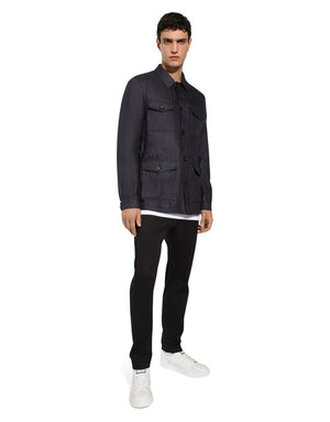 LINEN SAFARI JACKET