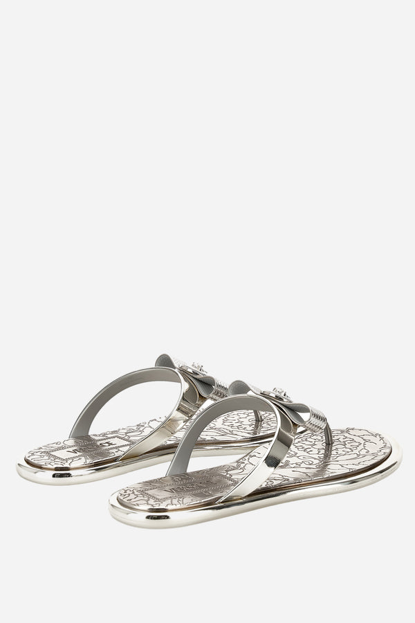 Gianni Ribbon Slides In Rubber