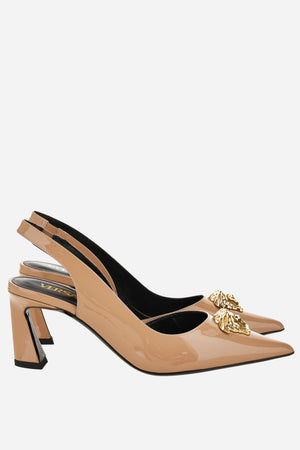 La Medusa Sling Back  In Patent Leather