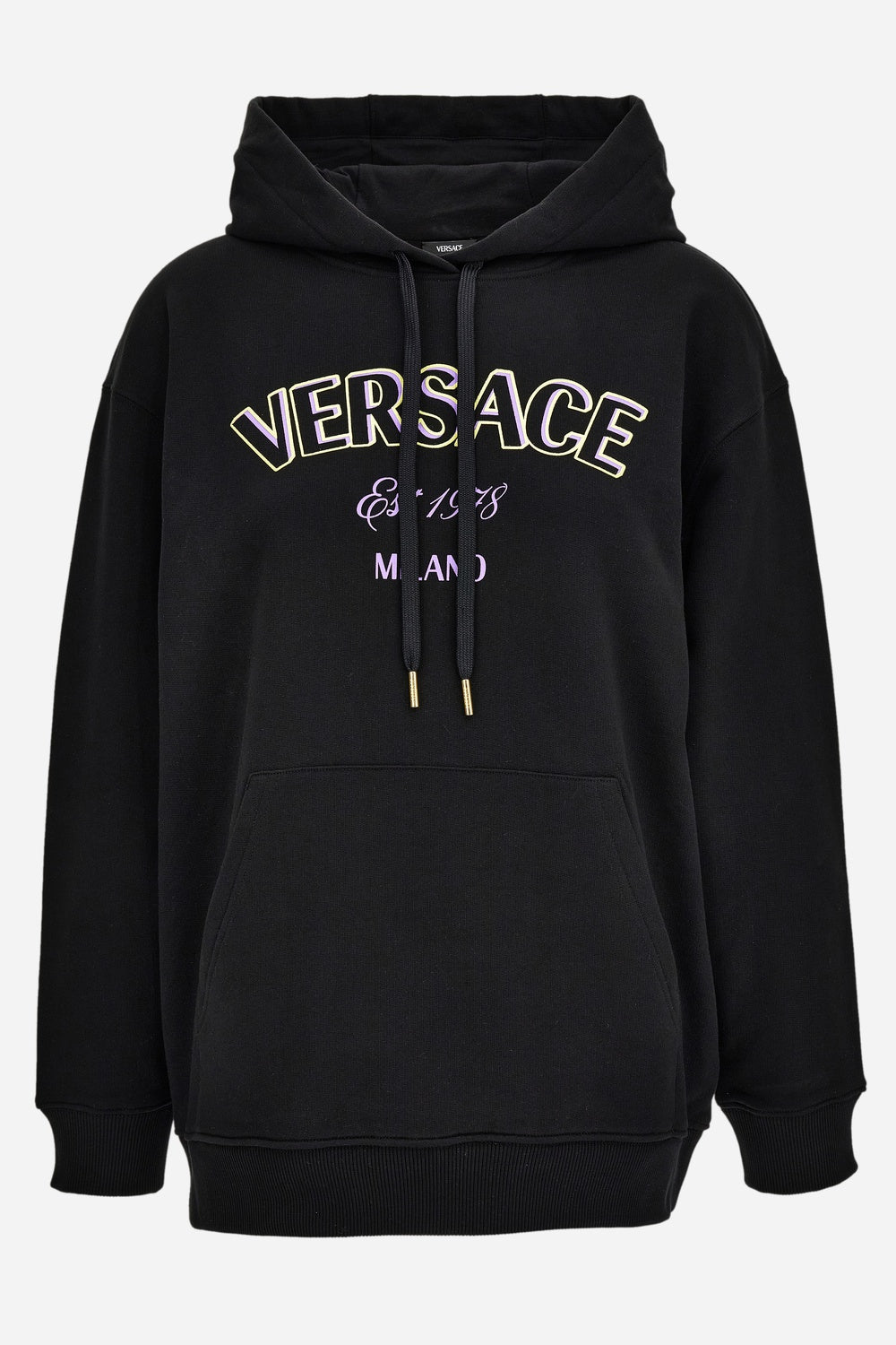 Sweatshirt In Sweatshirt Versace Milano Print