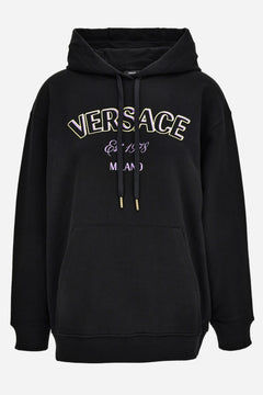 Sweatshirt In Sweatshirt Versace Milano Print
