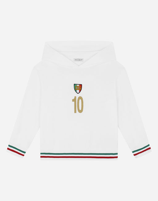JERSEY HOODIE WITH ITALY DG LOGO