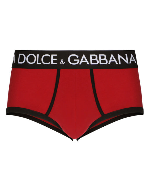 HIGH-RISE TWO-WAY STRETCH JERSEY BRANDO BRIEFS