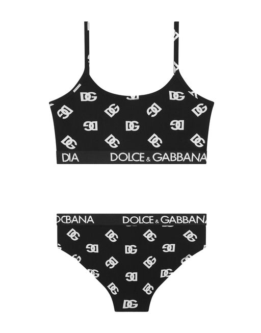 BIKINI WITH DG LOGO PRINT