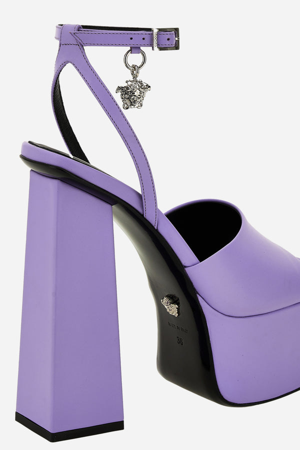 Platforms Sandals In Calf Leather