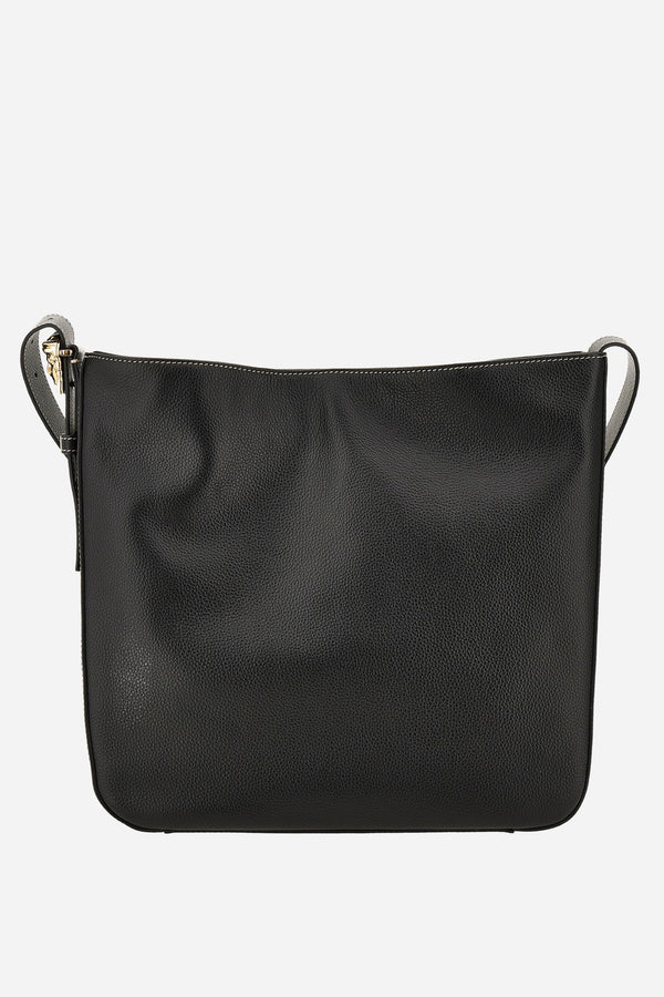 La Medusa Hobo In Grainy Calf Leather