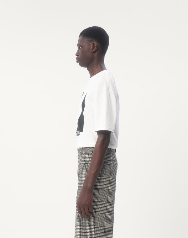 T-Shirt In Cotone Con Stampa Chez Valentino
