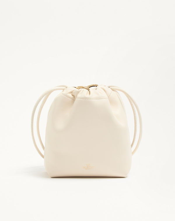 Mini Borsa A Sacchetto Vlogo Pouf In Nappa