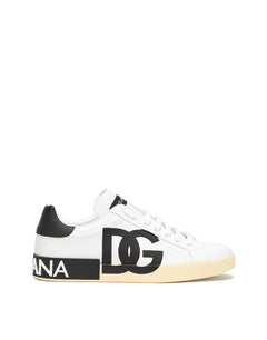 PORTOFINO SNEAKERS IN NAPPA CALF LEATHER WITH EMBOSSED DG LOGO