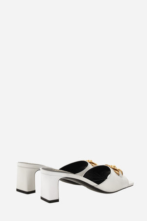 Icon Chain Mule  In Calf Leather