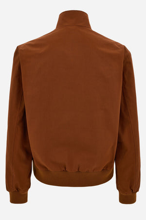 Blouson In Poplin Compact Cotton-Versace Embroidery