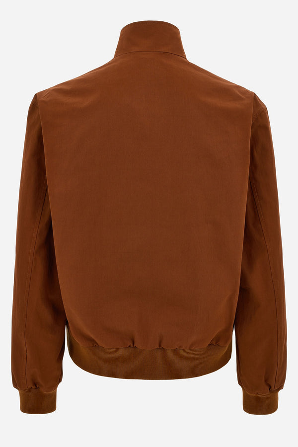 Blouson In Poplin Compact Cotton-Versace Embroidery