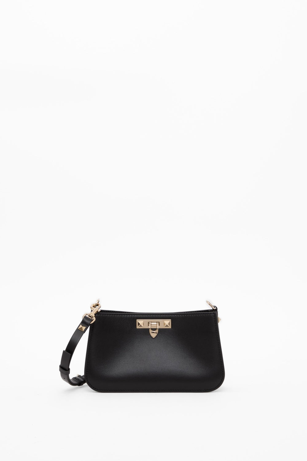 BORSA PICCOLA A TRACOLLA ROCKSTUD FIERCE IN VITELLO