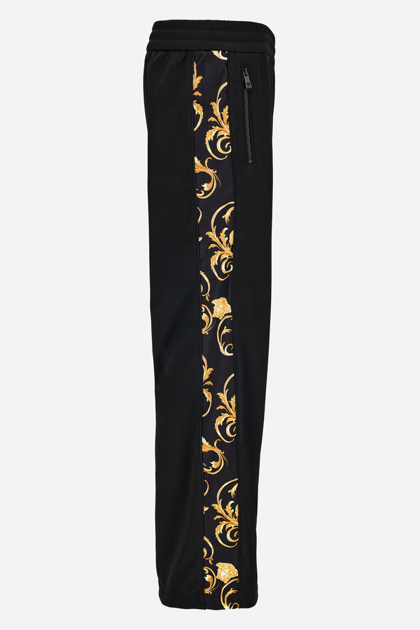 Sweatpant In Compact Techno Jersey Fabrics-Medusa Leafy Print