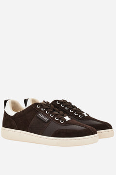 Tennis Sneakers In Calf Leather+Suede