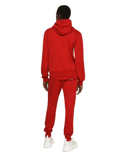 ZIP-UP HOODIE WITH LOGO TAG