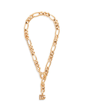 CHAIN NECKLACE WITH DG LOGO CHARMS