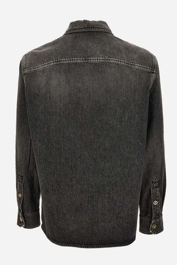 Shirt Denim In Denim Stop Wash Dirty Black