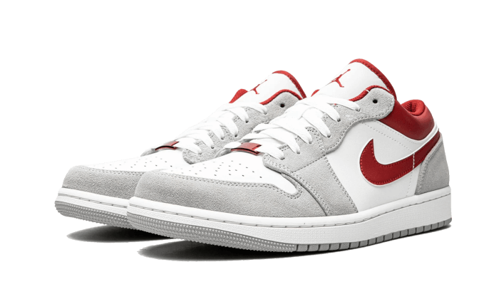 Air Jordan 1 Low SE Light Smoke Grey Gym Red - DC6991-016