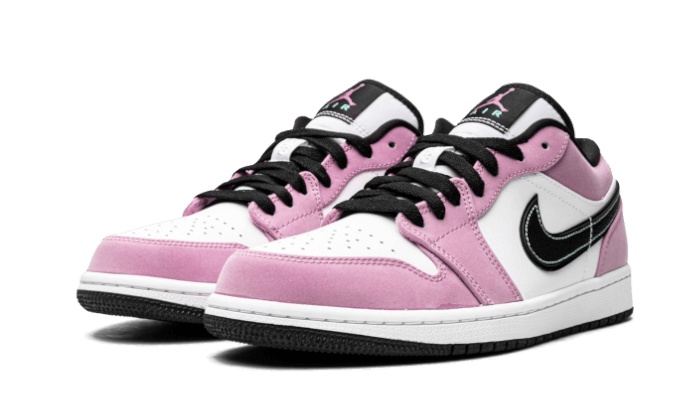 Air Jordan 1 Low SE Violet Shock Blanc Noir