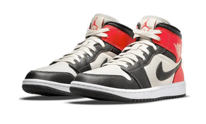 Air Jordan 1 Mid Light Orewood Brown SKU : DQ6078-100