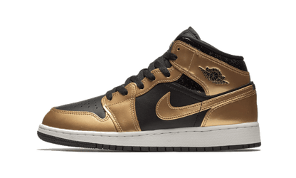 Air Jordan 1 Mid Metallic Gold