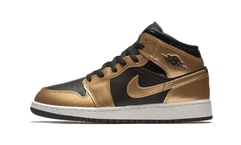 Air Jordan 1 Mid Metallic Gold