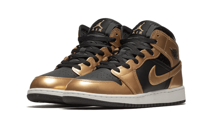 Air Jordan 1 Mid Metallic Gold