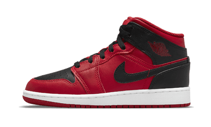 Air Jordan 1 Mid Reverse Bred - 554725-660