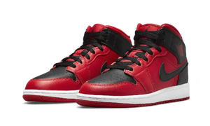 Air Jordan 1 Mid Reverse Bred - 554725-660