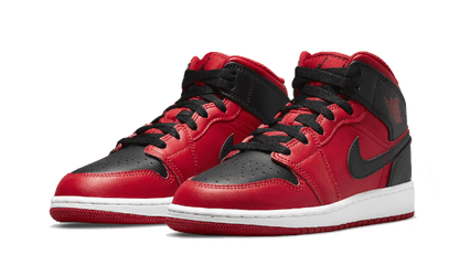 Air Jordan 1 Mid Reverse Bred - 554725-660