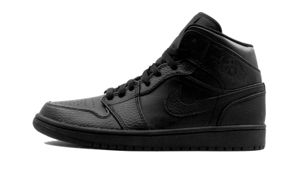 Air Jordan 1 Mid Triple Black - 554724-091