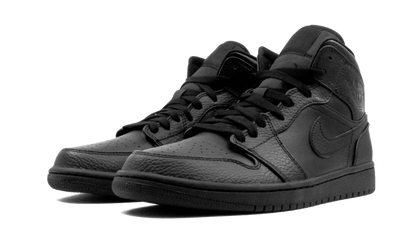 Air Jordan 1 Mid Triple Black - 554724-091