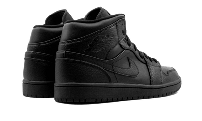 Air Jordan 1 Mid Triple Black - 554724-091