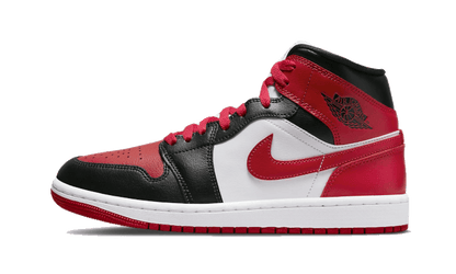 Air Jordan 1 Mid White Bred Toe