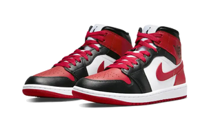 Air Jordan 1 Mid White Bred Toe