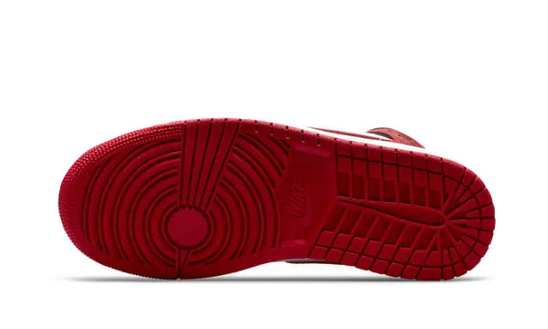 Air Jordan 1 Mid White Bred Toe