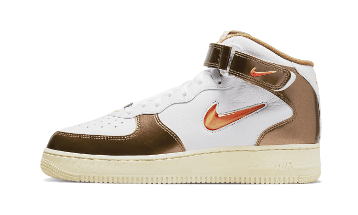Air Force 1 Mid Ale Marrón