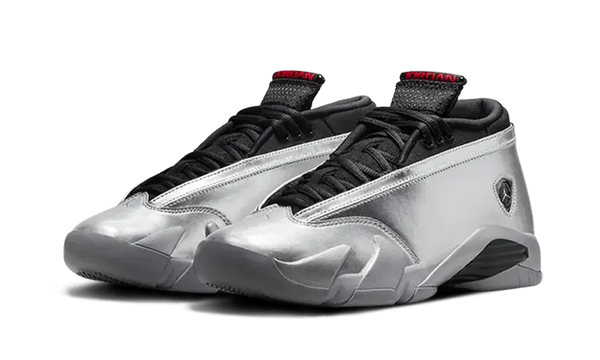 Air Jordan 14 Low Plata Metalizado